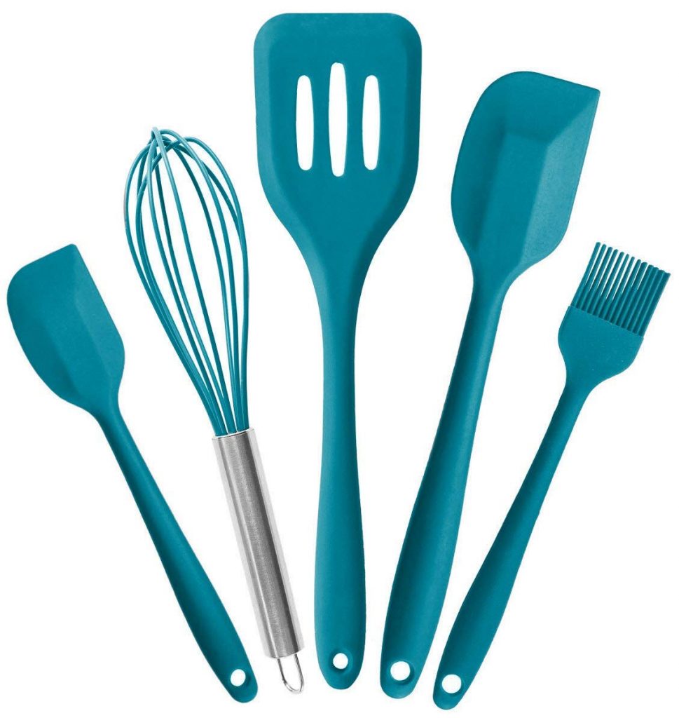 StarPack Premium Silicone Spatula Set of 4 with Hygienic Solid Coating